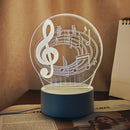 3D Le Fu Night Light | USB Warm Desk Lamp for Home Decor | Ljojo