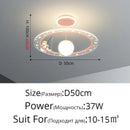 Astronaut Room Pendant Light Dimmable with Remote - Creative Space Starry Sky Eye Protection - Ljojo