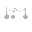 French Retro Marble Pendant Light Dining Table for Home & Restaurant by Ljojo