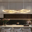 Ljojo Metal Crystal Ceiling Lamps: Luxury LED Pendant Chandeliers Lights