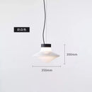 Italian Modern Minimalist Gyro Shaped Desk Lamp Glass Pendant Light for Living Room Bedroom Island