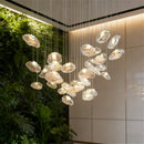 Luxury Glass Hanging Chandeliers Cloud Pendant Light for Bedroom Living Room Ljojo