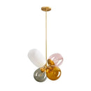 Modern Glass Chandelier Pendant Light | Colorful Dining Room Decor | Ljojo