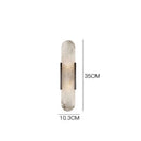 Ljojo Marble Wall Lamp Sconce Light with G4 Bulb