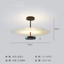 Nordic Decor Led Ceiling Chandelier: Black Acrylic Round Track Bar Indoor Lighting - Ljojo