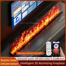 Electric Fireplace 3D Mist Atomization for Living Room Bedroom TV Wall Decor by Ljojo