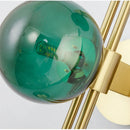 Ljojo 3-Head Blue Glass Ball Wall Lamp for Home Decor & Lighting