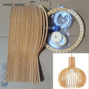 Ljojo Lustre LED Pendant Light Solid Wood Chandelier for Island Counter Loft Art Home Decor