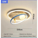 Astronaut Planet LED Ceiling Light Modern Stylish Lighting Fixture for Kids Bedroom by Ljojo
