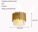 Ljojo Luxury LED Crystal Chandelier Ceiling Light for Modern Living Room