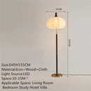 Ljojo Luxury Floor Lamp: American Retro Art LED Standing Light for Living Room
