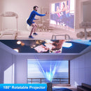 Ljojo™ 4K Android 11 Projector 390ANSI Wifi6 BT5.0 Portable Cinema Allwinner H713