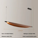Nordic Wood Grain Leaves LED Pendant Light Chandelier by Ljojo - Wabi Sabi Restaurant Decor