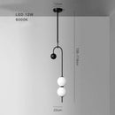 Nordic Minimalist LED Ceiling Chandelier Magic Bean Pendant Light for Home Decoration Ljojo
