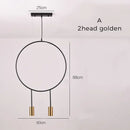 Ljojo Minimalist Postmodern Geometric Chandeliers for Home and Restaurants