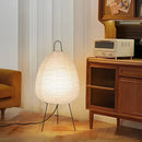 Ljojo Noguchi Akari Rice Paper Floor Light Japanese Table Desk Lamp E27 Bulb White Glass