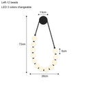 French Glass Ball Beads Wall Lamp Cream Modern Minimalist Bedroom Light - Ljojo
