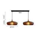 Danish Design Walnut Restaurant LED Pendant Light by Ljojo | Wood Birdcage Chandelier Island Room Teahouse Lamp