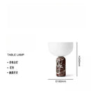 Danish Designer Marble Table Lamp USB Charging Touch Switch Medieval Cream Wind Desk Lights