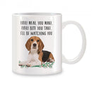 Every Meal & Every Bite Beagle Birthday Christmas Mugs | Ljojo White Ceramic 11 oz