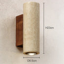 Travertine Stone Wall Lamp Sconce Light E27 Bulb for Living Room Bedroom by Ljojo