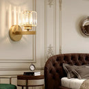 Gold Crystal Wall Lamp: Nordic LED Light for Living Room & Bedroom by Ljojo