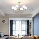Nordic Glass Pendant Light Chandelier for Living Room by Ljojo