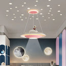 Astronaut UFO Children's Room Pendant Light | Creative Starry Sky Bedroom Lighting by Ljojo