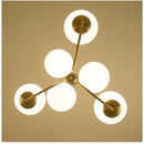 Ljojo Milk White Glass Pendant Lights for Modern Decor Lighting