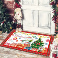 Christmas Dwarf Print Floor Mat for Living Room and Balcony Decoration by Ljojo