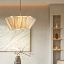 Ljojo Japanese Wabi-Sabi Style Fabric Chandelier Medieval Vintage Tea Room Pendant Light