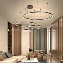 Modern Round LED Chandelier Pendant Lamp Nordic Hanging for Living Room Dining Bedroom by Ljojo