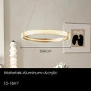 Ljojo Luxury Acrylic LED Pendant Chandelier for Home Decor
