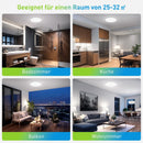 Ljojo Modern 48W LED Ceiling Light for Home Decor Living Room Bedroom Kitchen