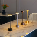 Ljojo LED Table Lamp: Rechargeable Touch Three-tone Lighting for Home and Decor