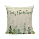 Ljojo Linen Christmas 45x45 Cushion Covers for Sofa Couch Bed Decor.
