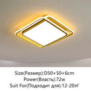 Ljojo LED Ceiling Light: Modern Minimalist Bedroom Chandelier for Living Room, Children's Room