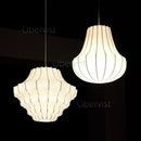 Wabi Sabi Silk Chandelier Elegant Pendant Light Indoor Lighting Ljojo
