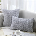 Ljojo Luxury Fluffy Fur Pillow Cover Modern Home Decorative Cushions