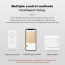 LED Ceiling Fan Light with Remote 6-speed Dimming for Bedroom Living Room Ljojo