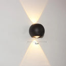 LED Aluminum Waterproof Small Wall Lamp for Bedroom Living Room - Ljojo Decorative Fixture