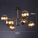 Nordic Modern Glass Ball Led Chandelier for Bedroom | Designer Led Pendant Lamp by Ljojo