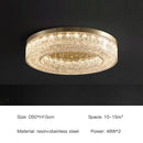 Ljojo Luxury Modern LED Crystal Ceiling Hotel Restaurant Hanging Lamp - Home Decor Lighting