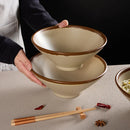 Ljojo Melamine Ramen Bowl - Large Capacity Soup Noodle Bowl