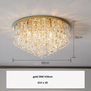 Modern European Luxury K9 Crystals E14 Ceiling Lamp Lustre Dining Living Villa Steel Led Light by Ljojo