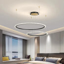 Modern Ring LED Pendant Light for Living Room by Ljojo - Stylish Chandelier for Home Decor