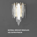 SANDYHA Glass Wall Lamps Modern Nordic Hotel Lighting Fixture by Ljojo