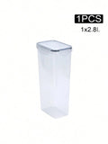 Ljojo 2.8L Airtight Food Storage Jars - Set of 4 with Labels and Pen