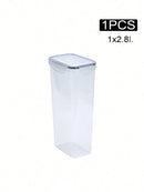 Ljojo 2.8L Airtight Food Storage Jars - Set of 4 with Labels and Pen