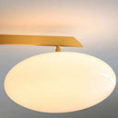 Modern Gold Glass Ceiling Light Fixture for Bedroom Dining Room by Ljojo